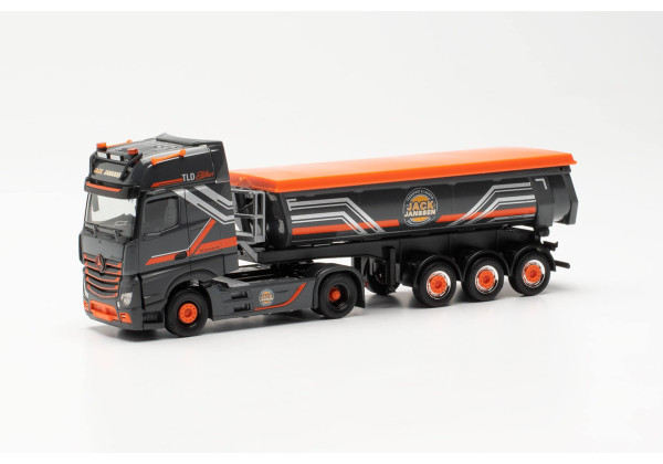 MB Actros `18 Gigaspace s návěsem "Jack Janssen" "314565"  (1:87)