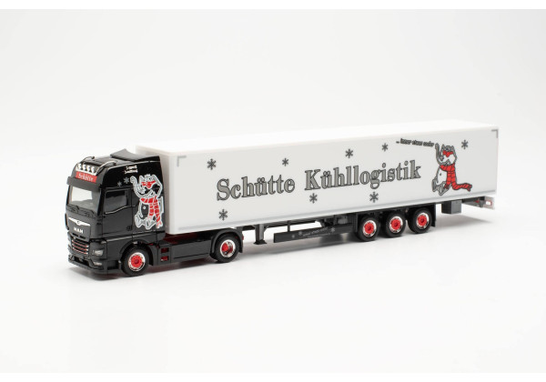 MAN TGX GX s návěsem "Schütte Kühllogistik" "315401"  (1:87)