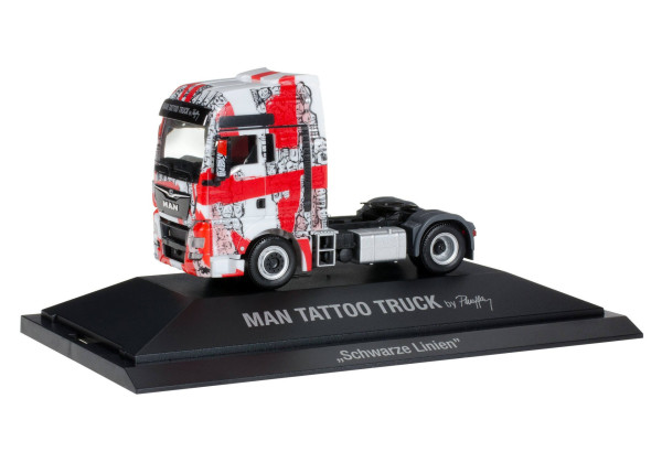 Man TGX XXL Euro 6 tahač "MAN - Schwarze Linie" "918718"  (1:87)