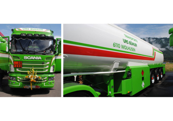 Scania R HL s návěsem "Urs Bühler" "926003"  (1:87)