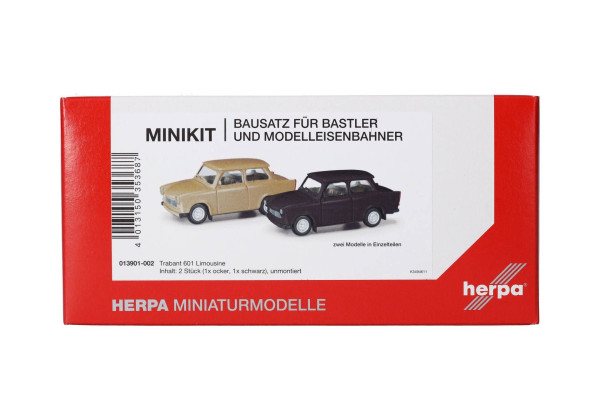 Minikit 2x Trabant 601 Limousine "013901-002" (1:87) (1)