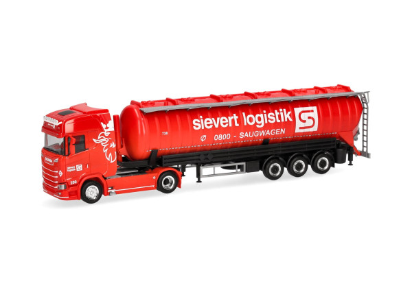 Scania CS 20 HD se silocisternou "Sievert Logistik" "319409" (1:87)