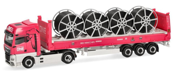 MAN eTGX GX  s  kont. návěsem "ONE" "960335"  (1:87) (1)
