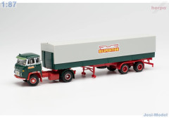 Scania LB 76 s návěsem  "Bilspedition" "87MBS026017"  (1:87)