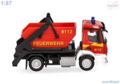 MB Actros S nakladač  AK12 "Hasiči " "098250"  (1:87) (4)
