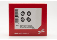 Chromované disky s pneumatikami  "CONTINENTAL" "054331"  (1:87)