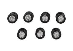 Chromované disky s pneumatikami "Pirelli" "054348"  (1:87)