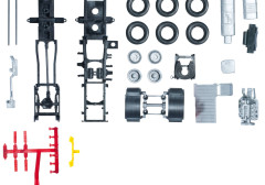 Scania R 13 /podvozek tahač 2 osy /2 kusy"083683" 2osy  (1:87)