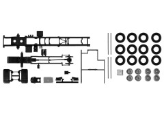Podvozek pro Mercedes-Benz Econic /2kusy "084697"  (1:87)