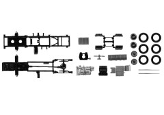 Podvozek pro Volvo FH-Lowdeck /2kusy "084833"  (1:87)