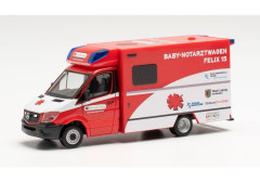 MB Sprinter `13 sanitka "Baby Notarzt Leipzig" "095983"  (1:87)