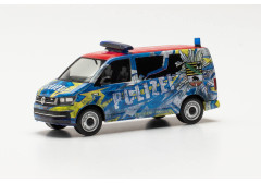 VW T6 Bus "Polizei Sachsen-Anhalt Infomobil" "096348"  (1:87)