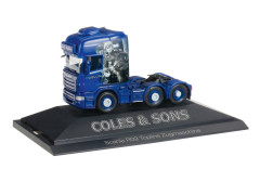 Scania R TL 6x2 tahač "Coles & Sons" "110792"  (1:87)