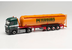MB Actros StreamSpace se silocisternou "Peterburs" "313810"  (1:87)