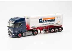 DAF XG+ s návěsem "Greiwing" "315821"  (1:87)