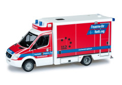 MB Sprinter sanitka "Hasiči Augsburg" "049177"  (1:87)