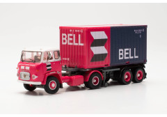 Scania LB 76 s návěsem "van der Linden/Bell" "87MBS026123"  (1:87)