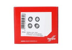 Chromované disky s pneumatikami "Pirelli" "054348"  (1:87)