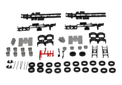 Scania Hauber tahač/3-osy /2 kusy "080972"  (1:87)