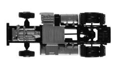 Podvozek pro Volvo FH-Lowdeck /2kusy "084833"  (1:87)