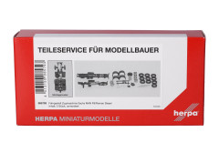 Podvozek pro tahač 3 osy MAN F8/Roman 2 kusy "085793"  (1:87)