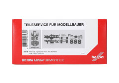 Stavebnice podvozku pro DAF 2800/Rába/ 2kusy "085816" (1:87)