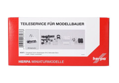 Podvozek pro MB 2 osý nakladač AK12 /2kusy "085878"  (1:87)