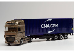 DAF XF SSC s návěsem „Hölzel / CMA/CGM“   "312042"  (1:87)