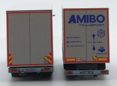 MB Actros Bigspace s vlekem "AMIBO" "Tandem"  "CZJ-502506"  (1:87) pohled zezadu