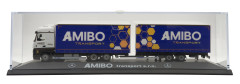 MB Actros Streamspace s vlekem "AMIBO" "Tandem"  "CZJ-502506"  (1:87) pohled ve vitríně
