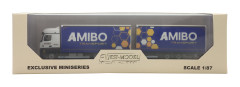 MB Actros Streamspace s vlekem "AMIBO" "Tandem"  "CZJ-502506"  (1:87) pohled krabička Jesi-model