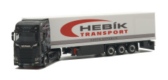 Scania CS-HD s chlaďákem "Hebík Transport " "502509"  (1:87)