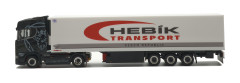 Scania CS-HD s chlaďákem "Hebík Transport " "502509"  (1:87) Scania CS-HD s chlaďákem "Hebík Transport " "502509"  (1:87) pohleld  zleva z boku