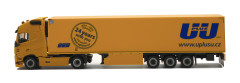 Volvo FH GL s chlaďákem "U+U" "502508" (1:87) pohled  zleva z boku