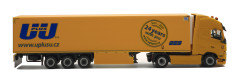 Volvo FH GL s chlaďákem "U+U" "502508" (1:87) pohled zprava z boku
