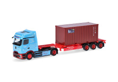 MB eActros ProCb. s kont. návěsem 20ft "Frankenbach" "320658" (1:87)