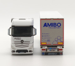 MB Actros Gigaspace-lowliner "AMIBO" "502606"  (1:87) (5)