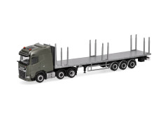 DAF XG s plošinovým návěsem "747301" (1:87)