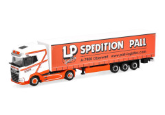 DAF XG+ 4x2 s plachtovým návěsem "Ludwig Pall" "319126" (1:87)