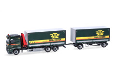 Volvo FH 2020 6x2 s plachtovým přívěsem a jeřábem "Emil Egger" "320504" (1:87)