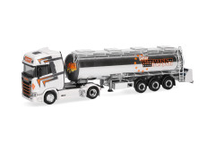 Scania CS 20 HD 4x2 s chromovanou cisternou "Wittmann Transport" "321037" (1:87)