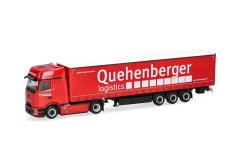 MB Actros L ProCabin Gigaspace 4x2 s plachtovým návěsem "Quehenberger" "321334" (1:87)